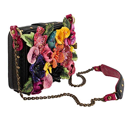 Mary Frances Blooming Beauty Embellished Crossbody Floral