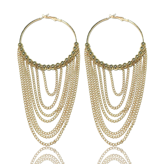 Waterfall Chain Hoops