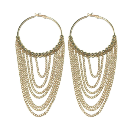 Waterfall Chain Hoops